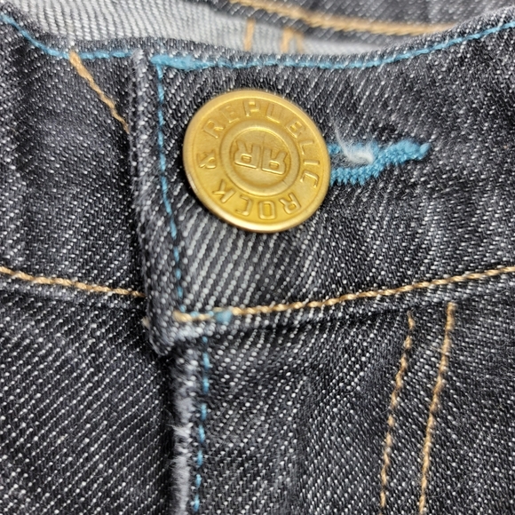 Rock & Republic Black Bootcut Jeans Size 24 - Picture 5 of 10